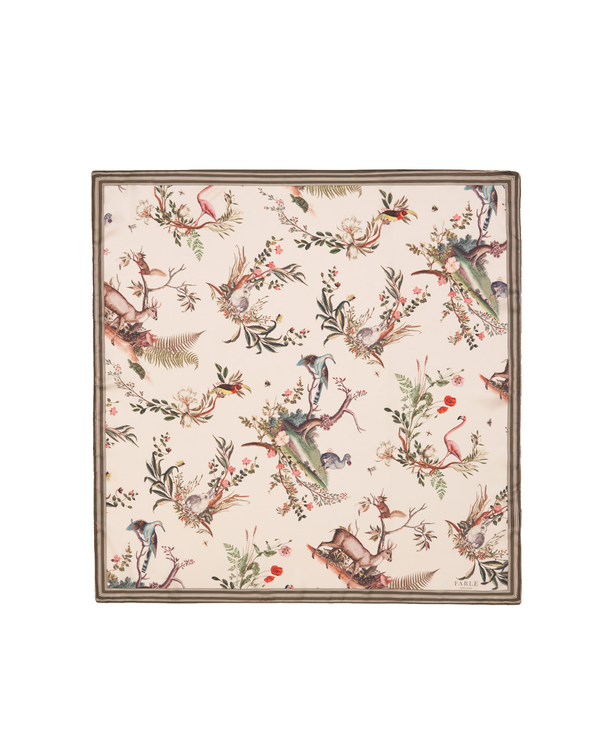 fable-england-toile-de-jouy-tuch-olivgr-n-70x70 image 1