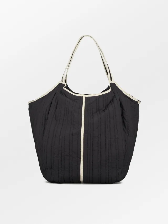 becks-ndergaard-raika-bag-shopper-schwarz-gesteppt-38x36 image 1