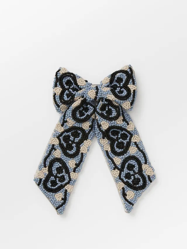 becks-ndergaard-hearty-bow-clip-haarspange-kentucky-blue-perlen image 1