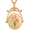 fable-england-t-initial-tulip-halskette-gold-buchstabe-t image 3