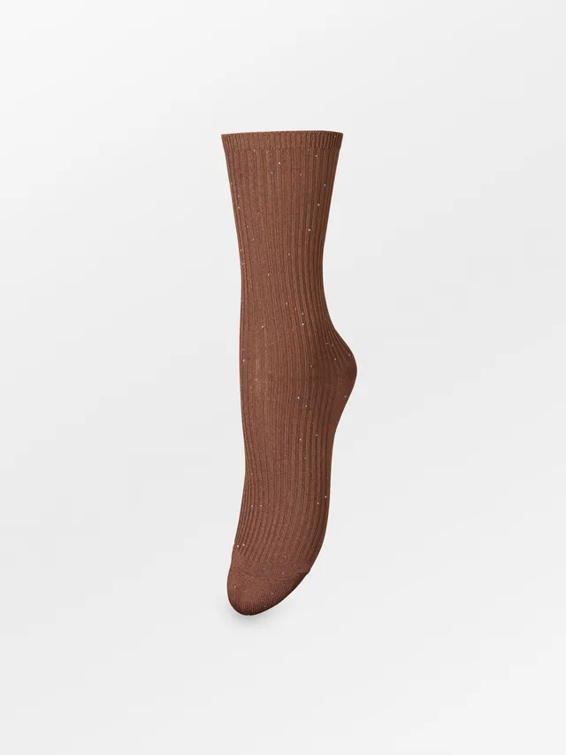 becks-ndergaard-telva-sequin-socken-braun-37-39-pailletten image 1