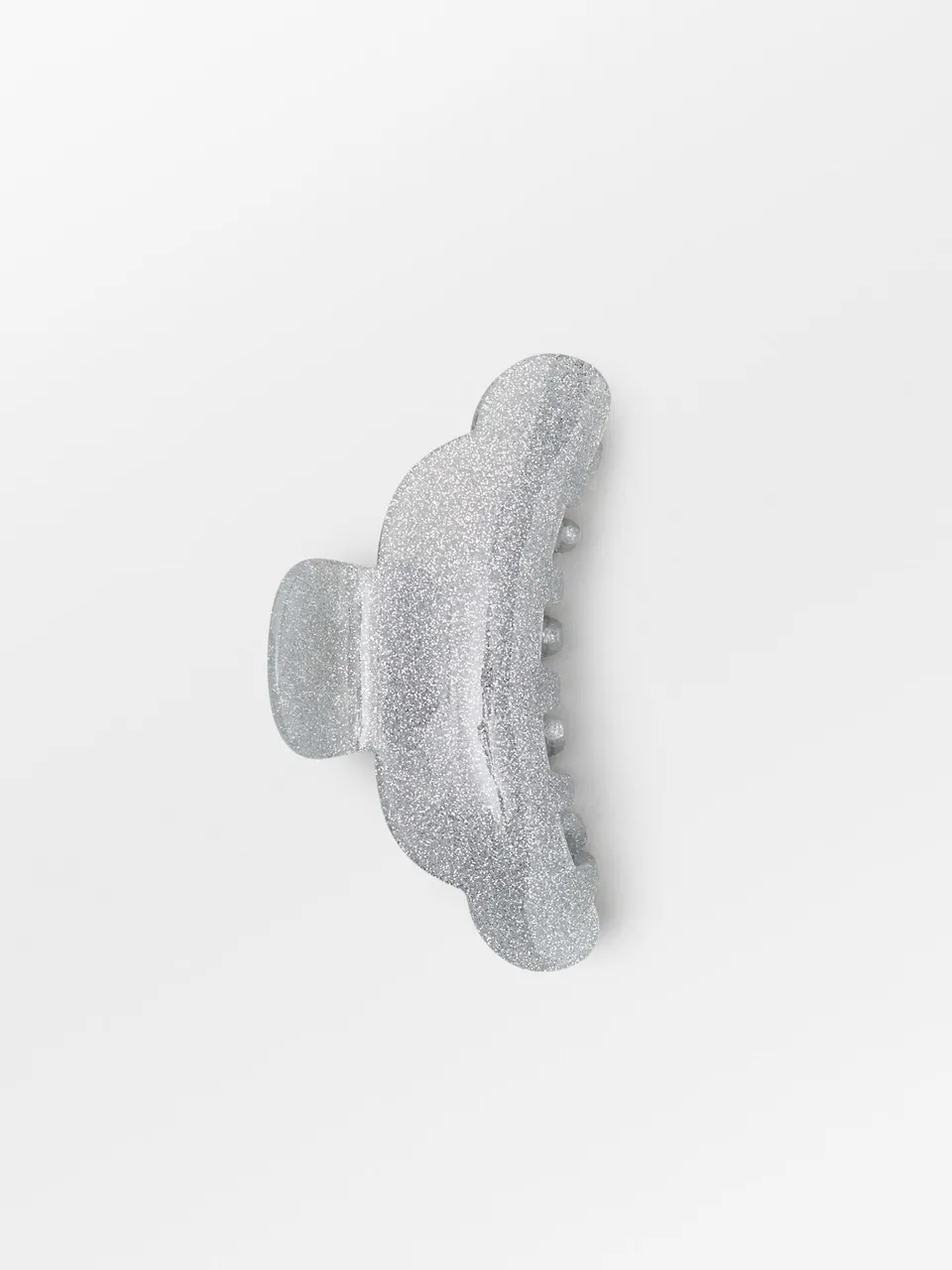 becks-ndergaard-katla-glitter-haarklammer-silber-9-cm image 1