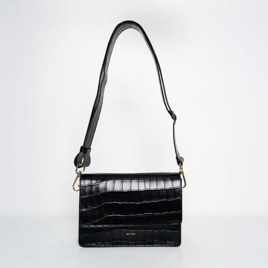 ann-kurz-perfect-square-umh-ngetasche-schwarz-croco image 1