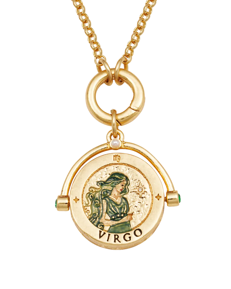 fable-england-virgo-halskette-gold-sternzeichen-spinner image 1