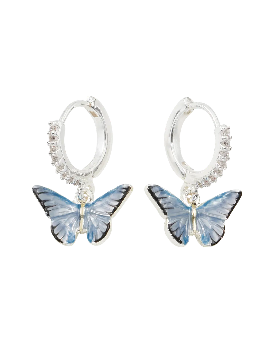 fable-england-jewellery-blue-butterfly-silber-ohrringe-schmetterling image 1
