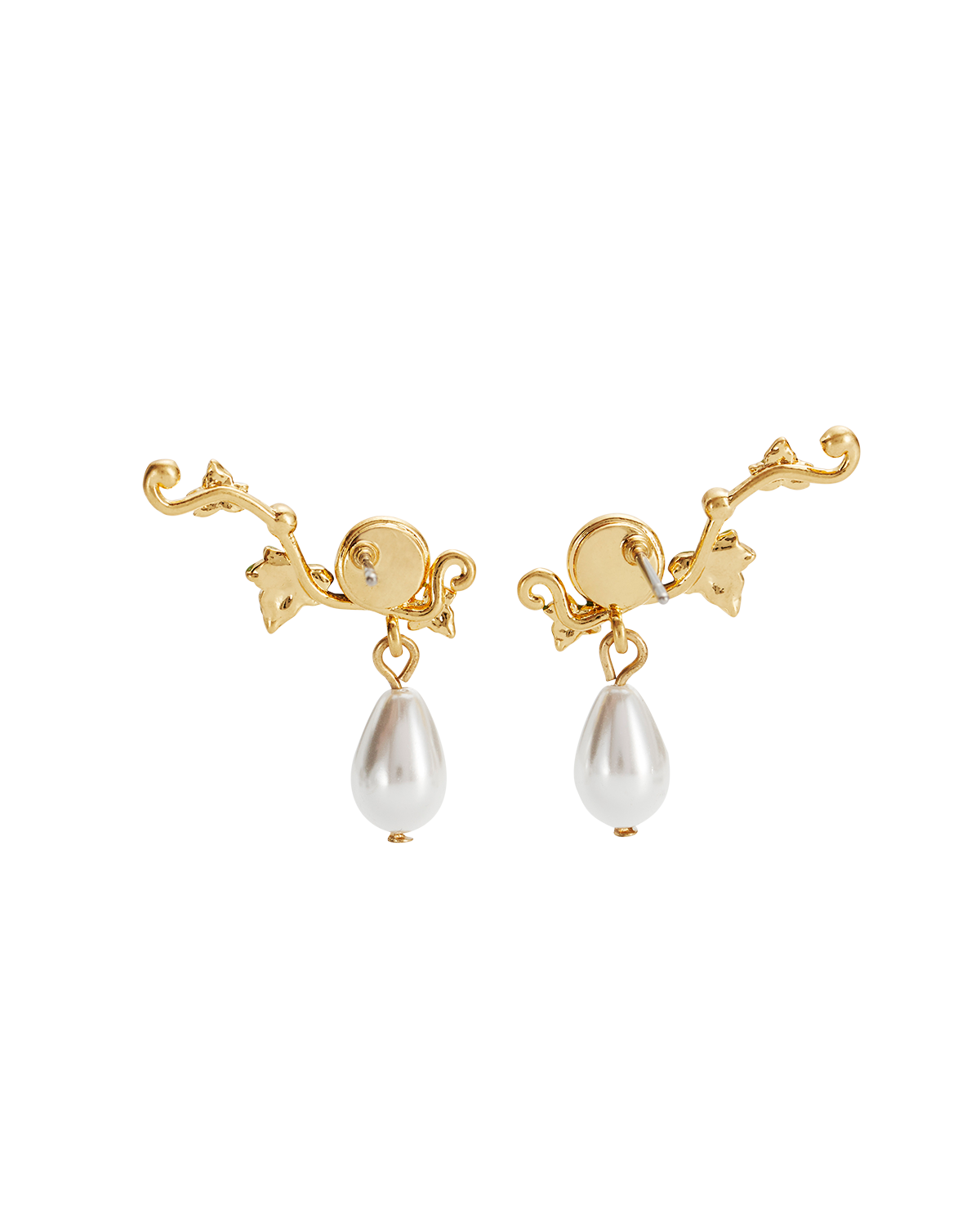 fable-england-ivy-pearl-climber-ohrringe-gold-perle image 4