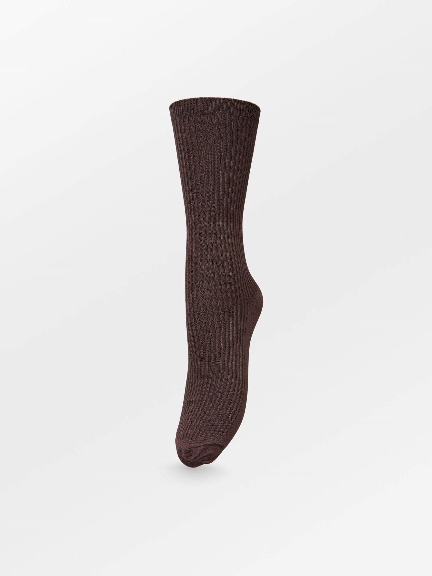 becks-ndergaard-telma-solid-socken-bambus-dunkelbraun-37-41 image 1