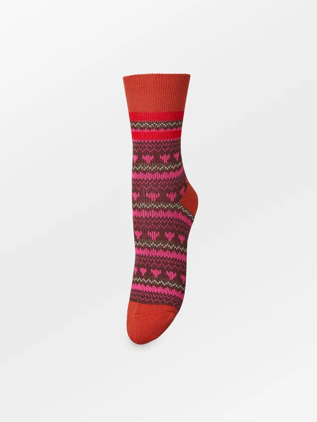 becks-ndergaard-barlow-cotta-sock-socken-rooibos-orange-39-41 image 1