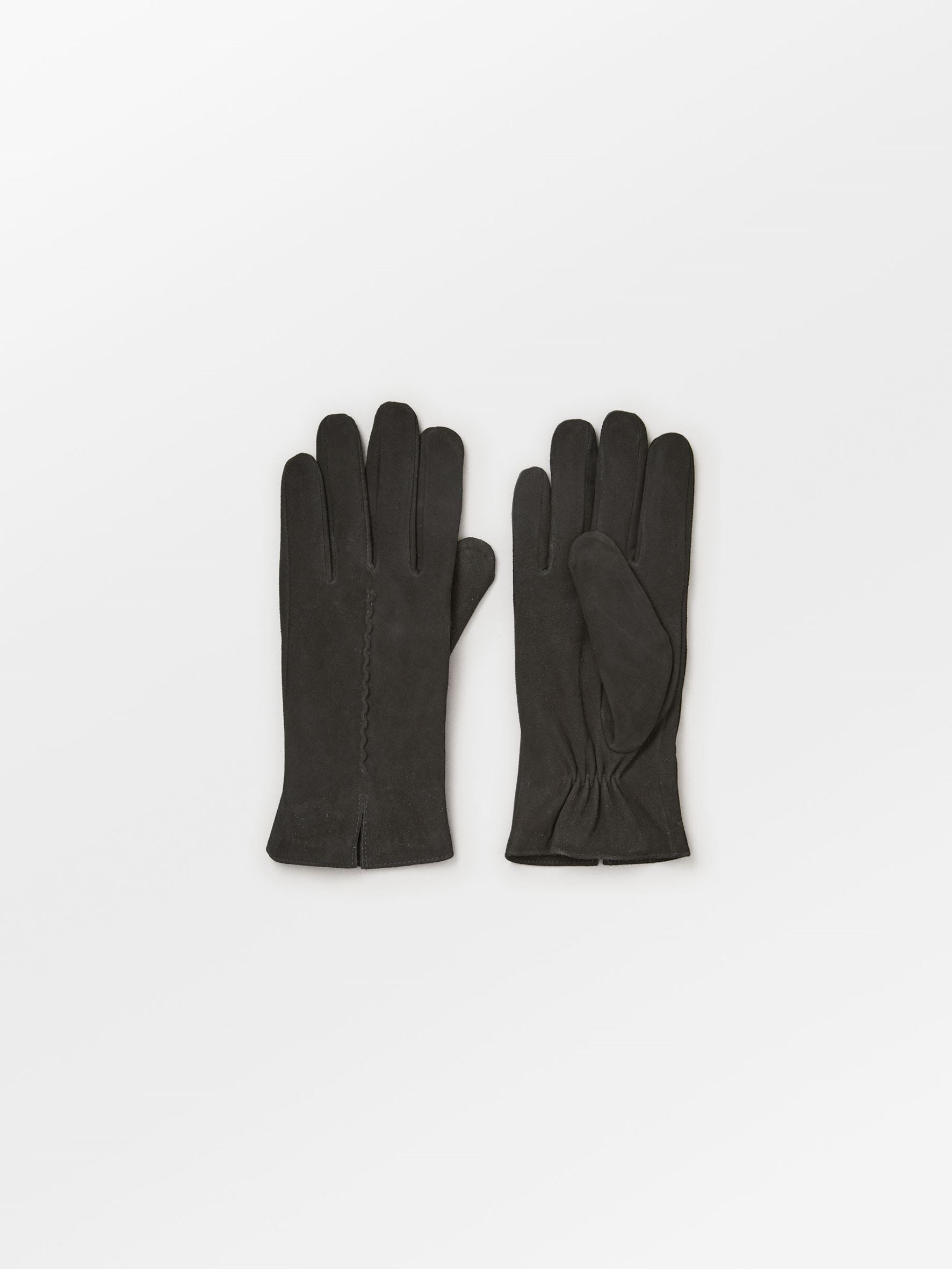 becks-ndergaard-suede-leather-handschuhe-schwarz-ziegenleder-7-5 image 1