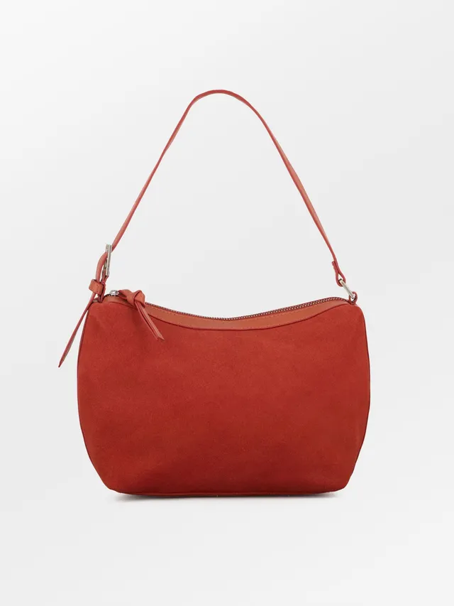 becks-ndergaard-suede-ginni-small-tasche-wildleder-orange-22x18 image 1