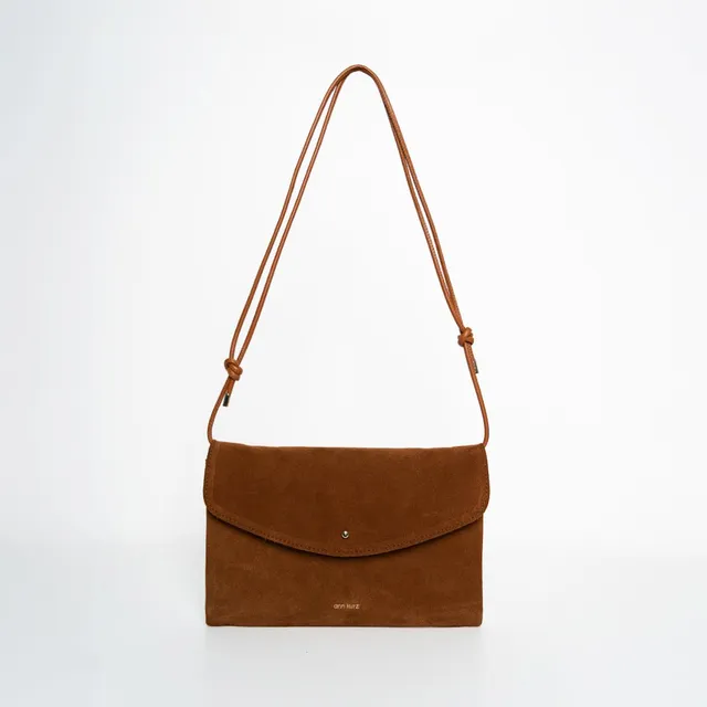 ann-kurz-cute-clutch-suede-brown-clutch-wildleder image 1
