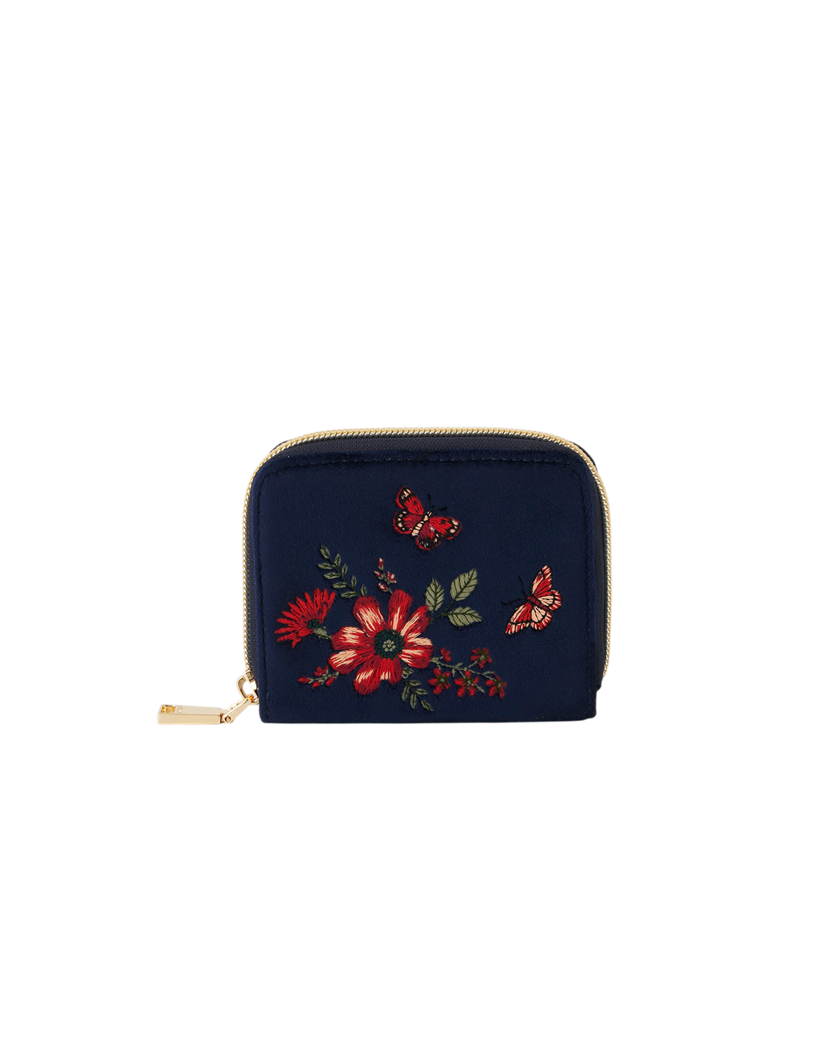 fable-england-floral-geldb-rse-navy-samt-klein-schmetterling image 1
