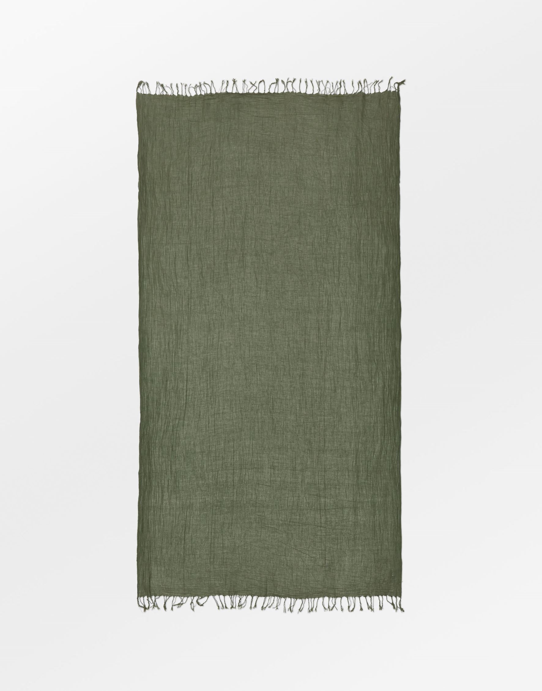 becks-ndergaard-solid-ilona-scarf-wollschal-oliv image 2
