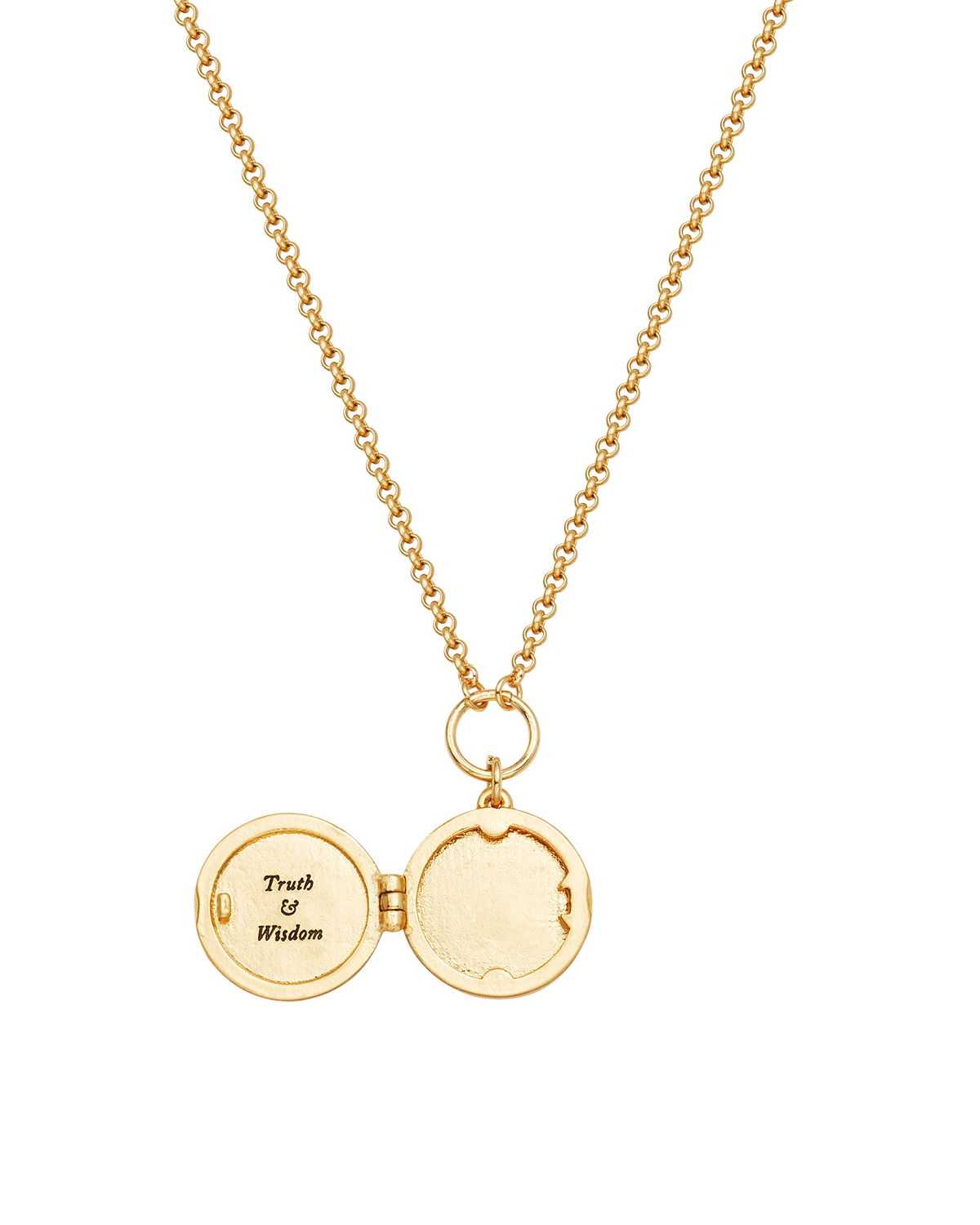 fable-england-snake-blossom-medaillonkette-gold image 3