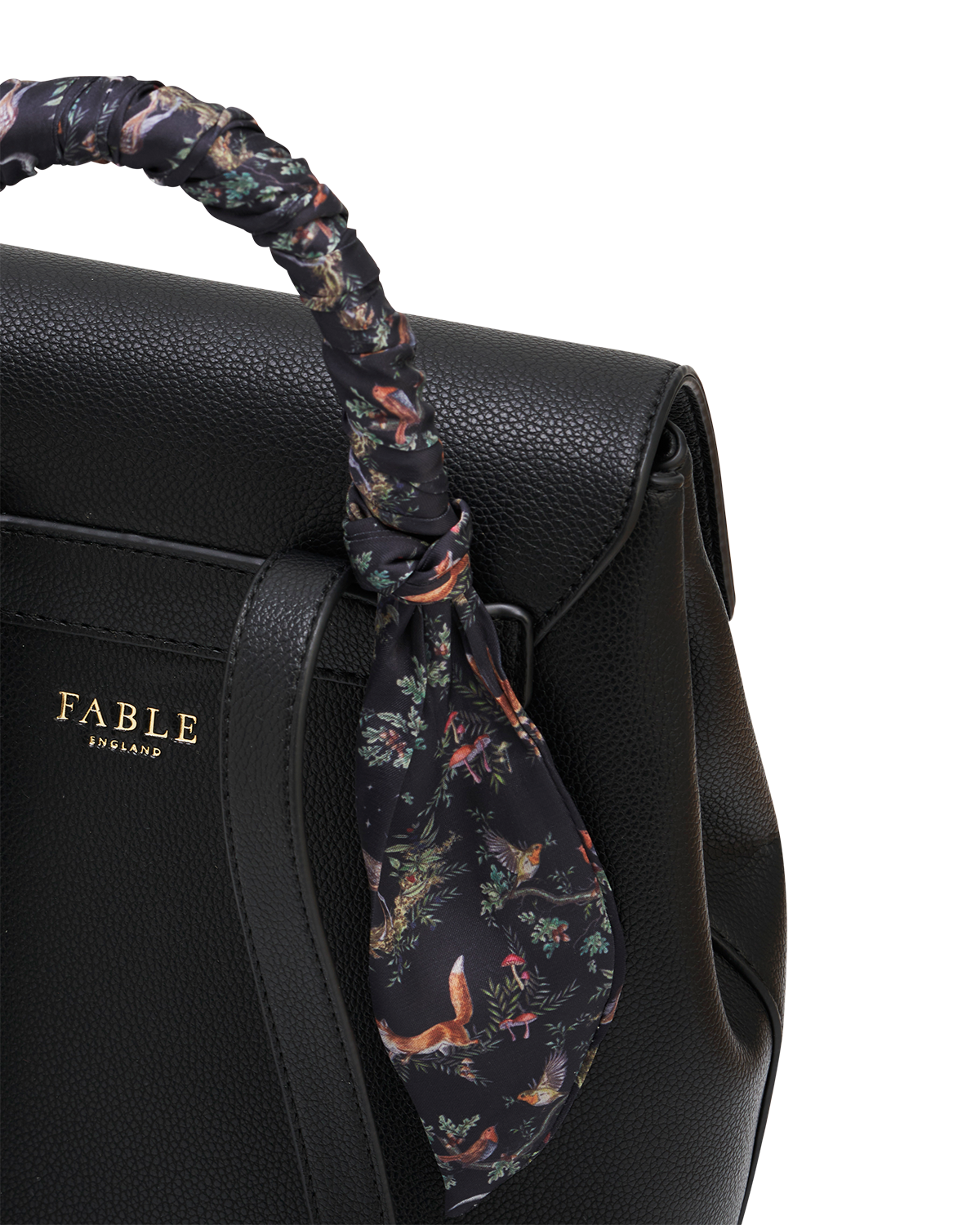 fable-england-laura-small-backpack-rucksack-schwarz-kunstleder image 4