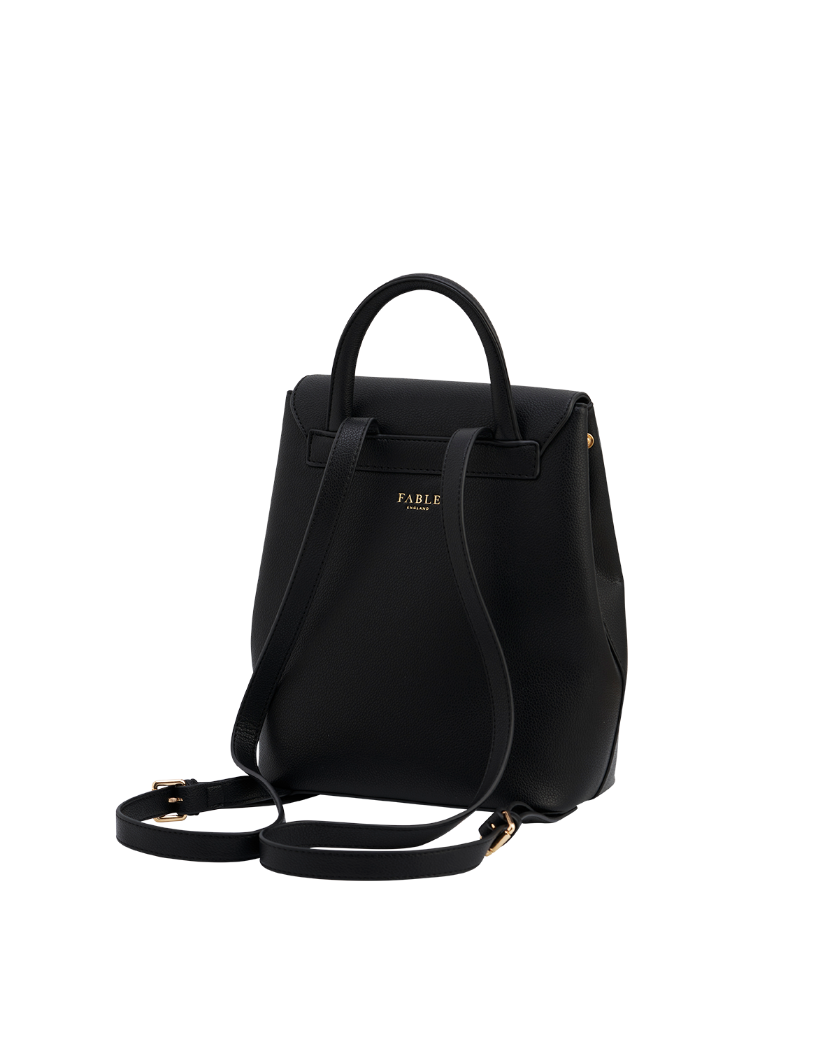 fable-england-laura-small-backpack-rucksack-schwarz-kunstleder image 3