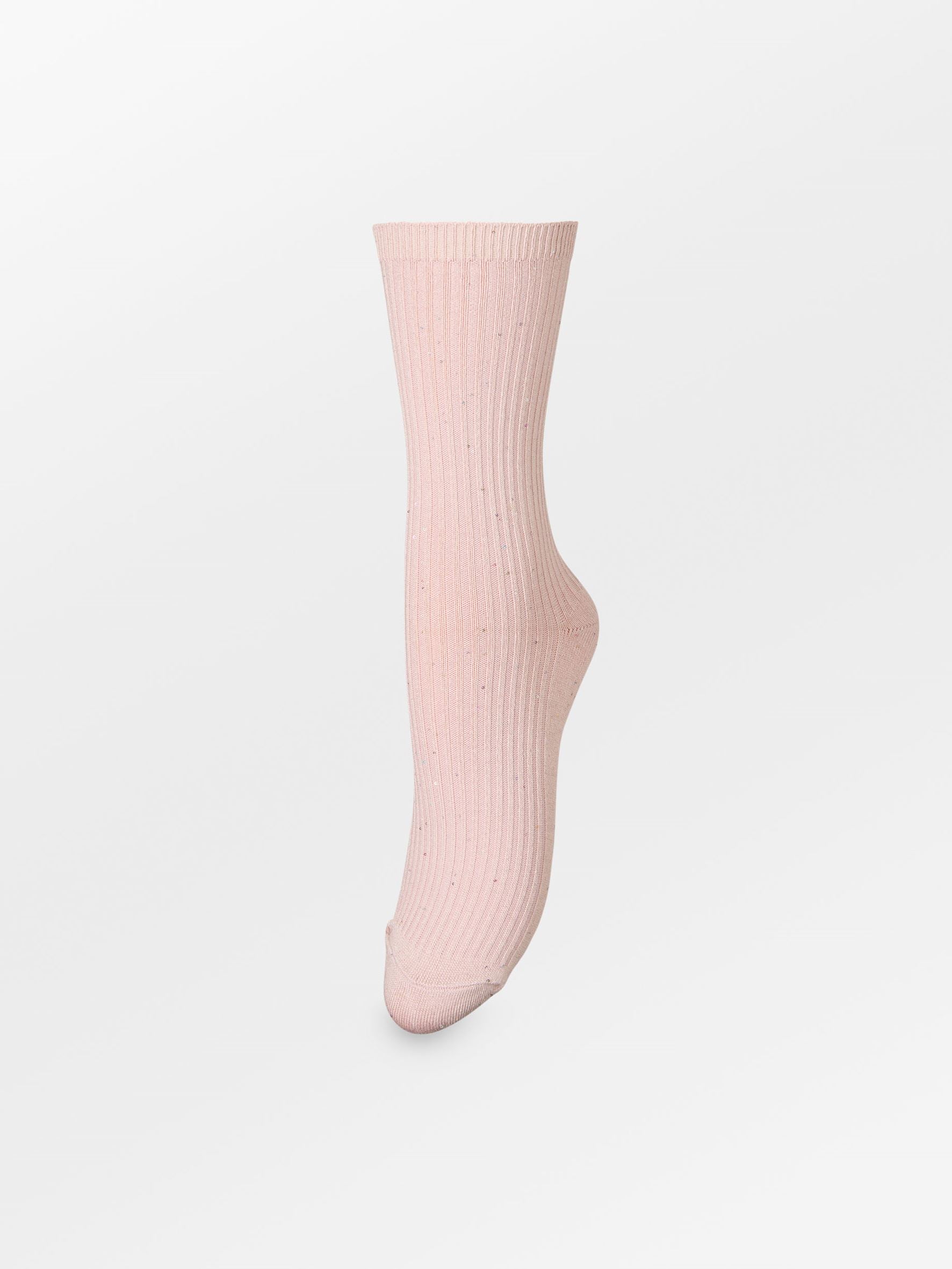 becks-ndergaard-telva-sequin-sock-socken-dusty-pink-37-39 image 1
