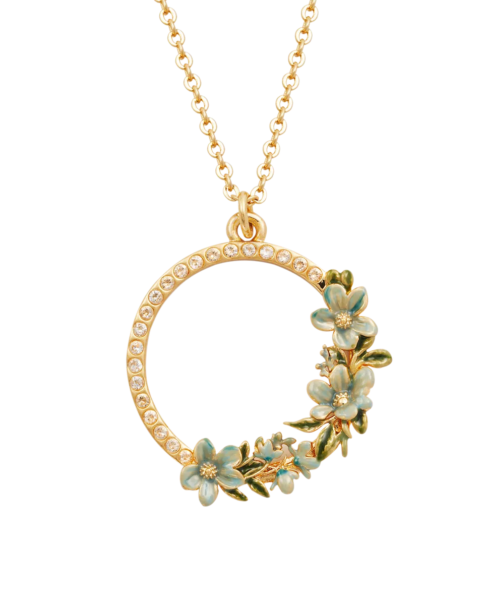 fable-england-floral-wreath-halskette-gold-blumenkranz image 1