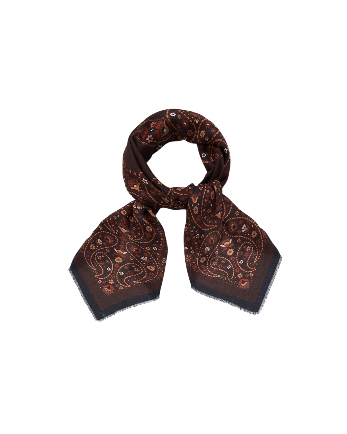 fable-england-eve-paisley-pashmina-schal-chocolate-paisley image 2