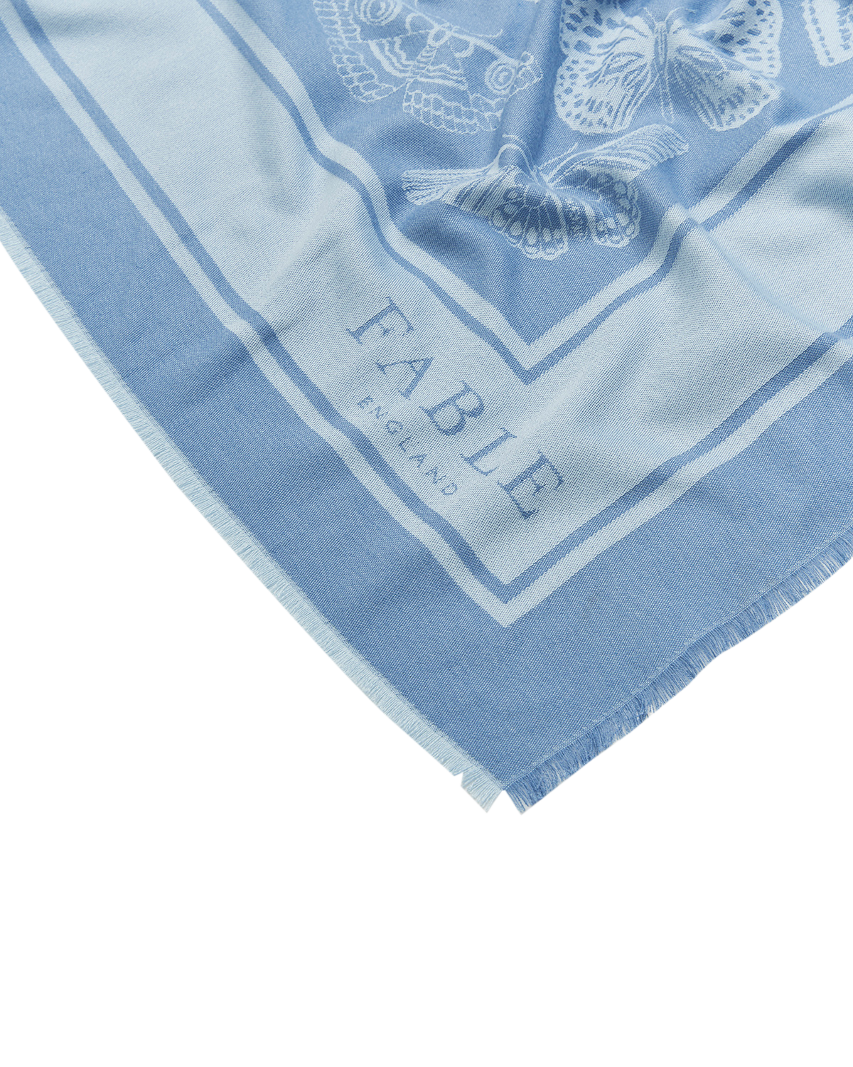 fable-england-butterfly-jacquard-tuch-blau-schmetterling image 6
