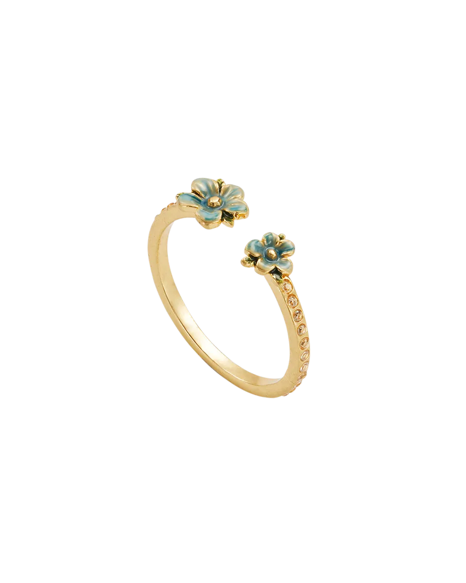 fable-england-forget-me-not-flora-ring-gold-vergissmeinnicht image 1