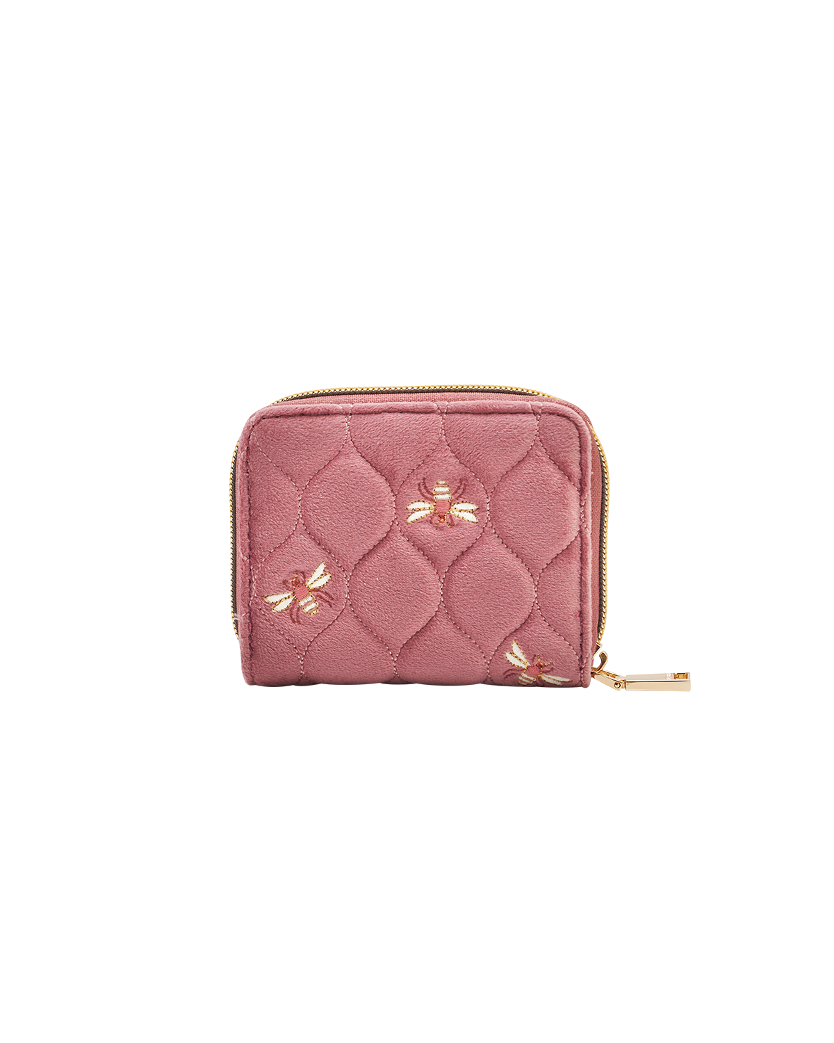 fable-england-quilted-bee-geldb-rse-rosa-samt-bienen-stickerei image 5