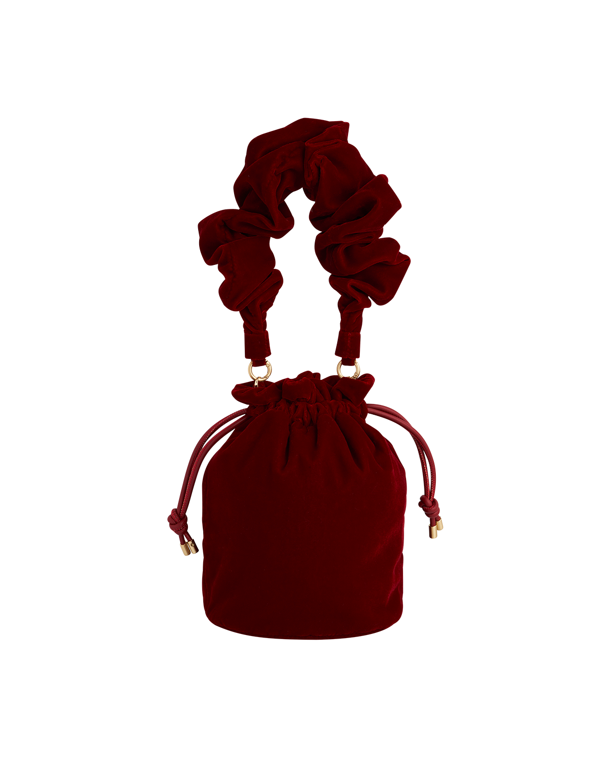 fable-england-ruby-red-bucket-bag-beuteltasche-rot-samt image 6