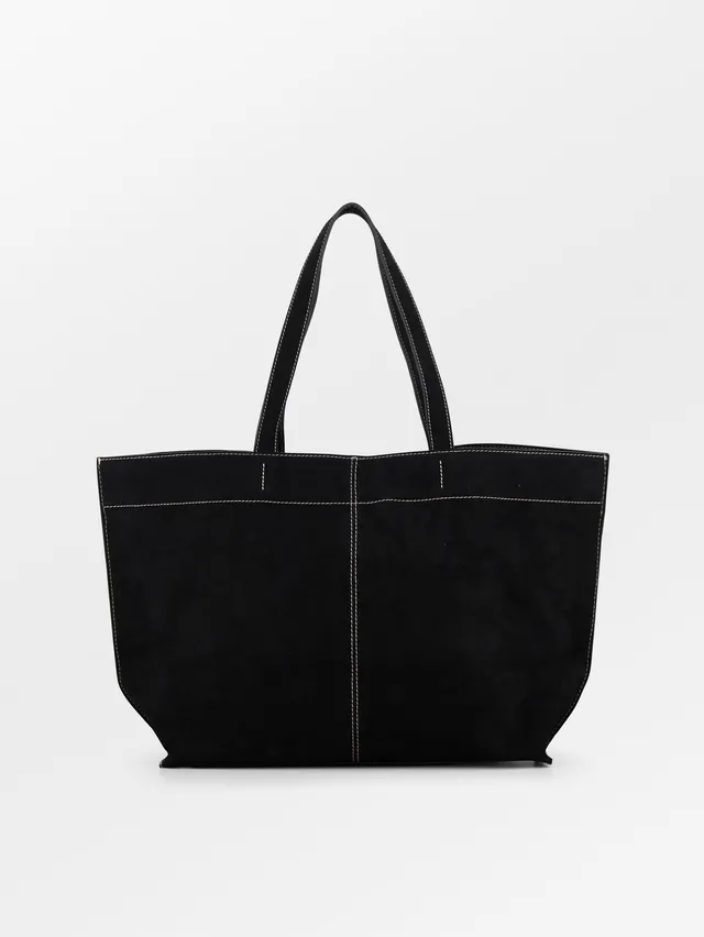 becks-ndergaard-suede-aubrey-shopper-schwarz-wildleder image 1