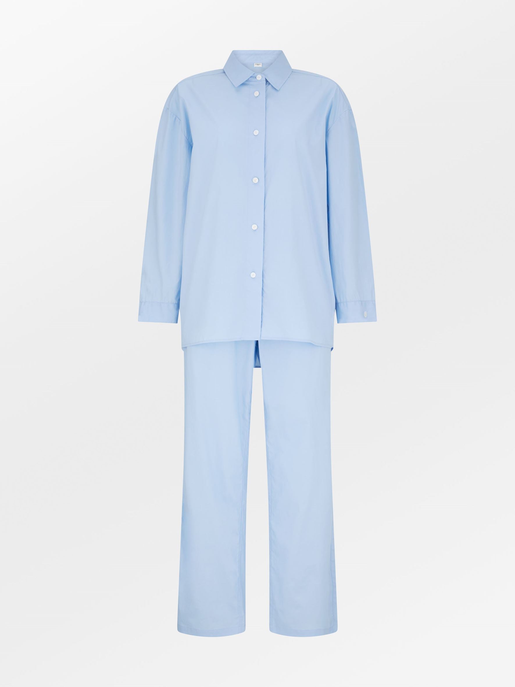 becks-ndergaard-essential-pyjamas-set-schlafanzug-blau image 1