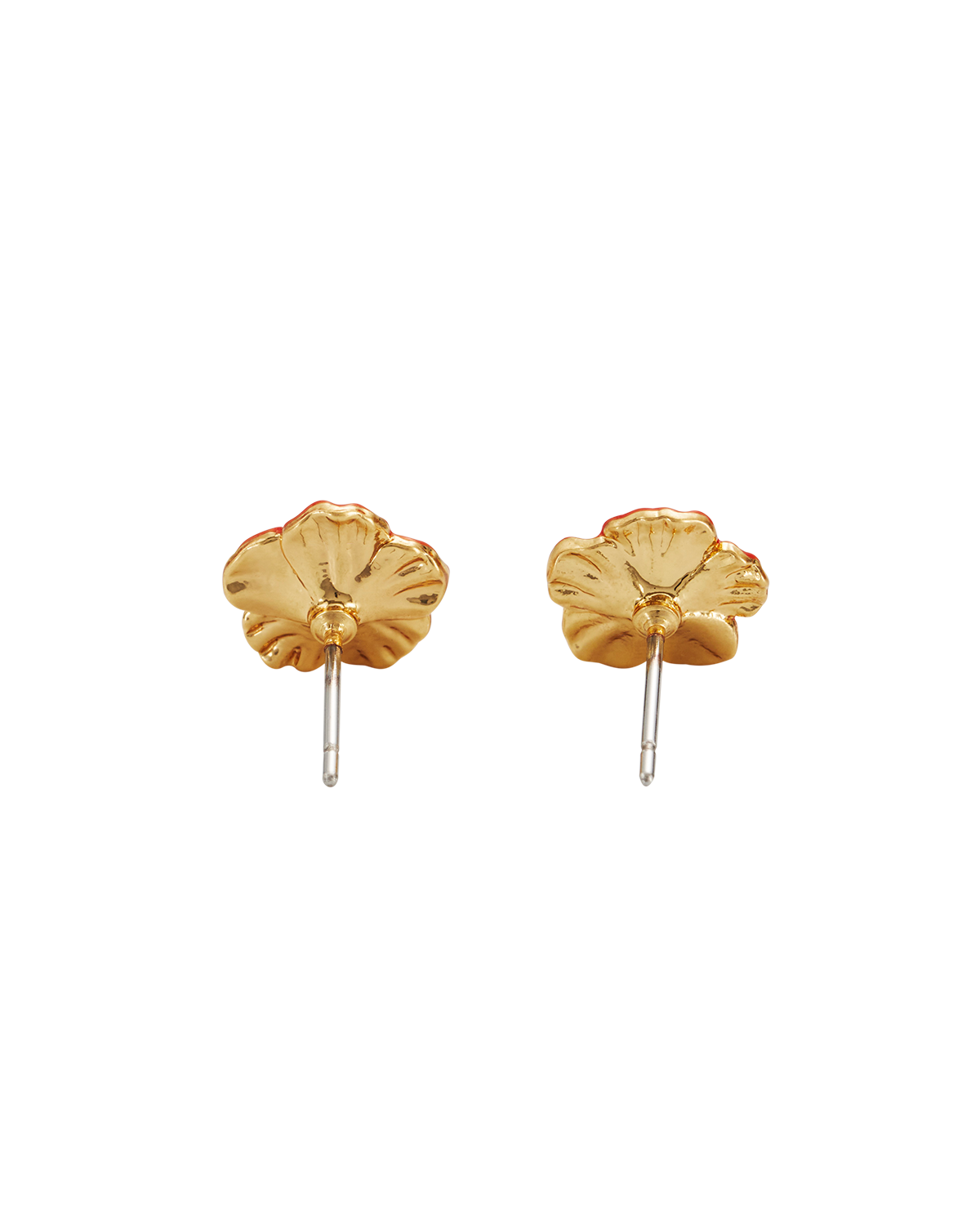 fable-england-red-blossom-ohrstecker-gold-rot image 4