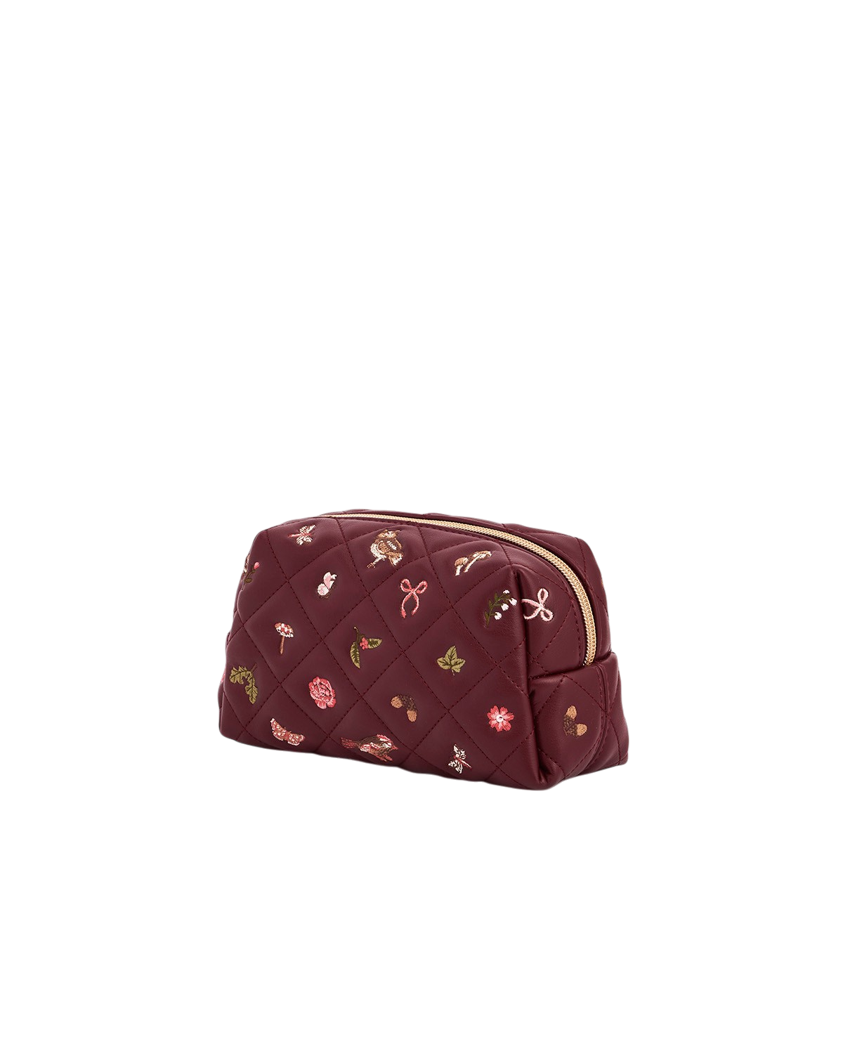 fable-england-quilted-medium-pouch-bordeaux-schmetterling image 4