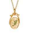 fable-england-jewellery-a-anemone-gold-spinner-halskette-buchstabe-a image 7