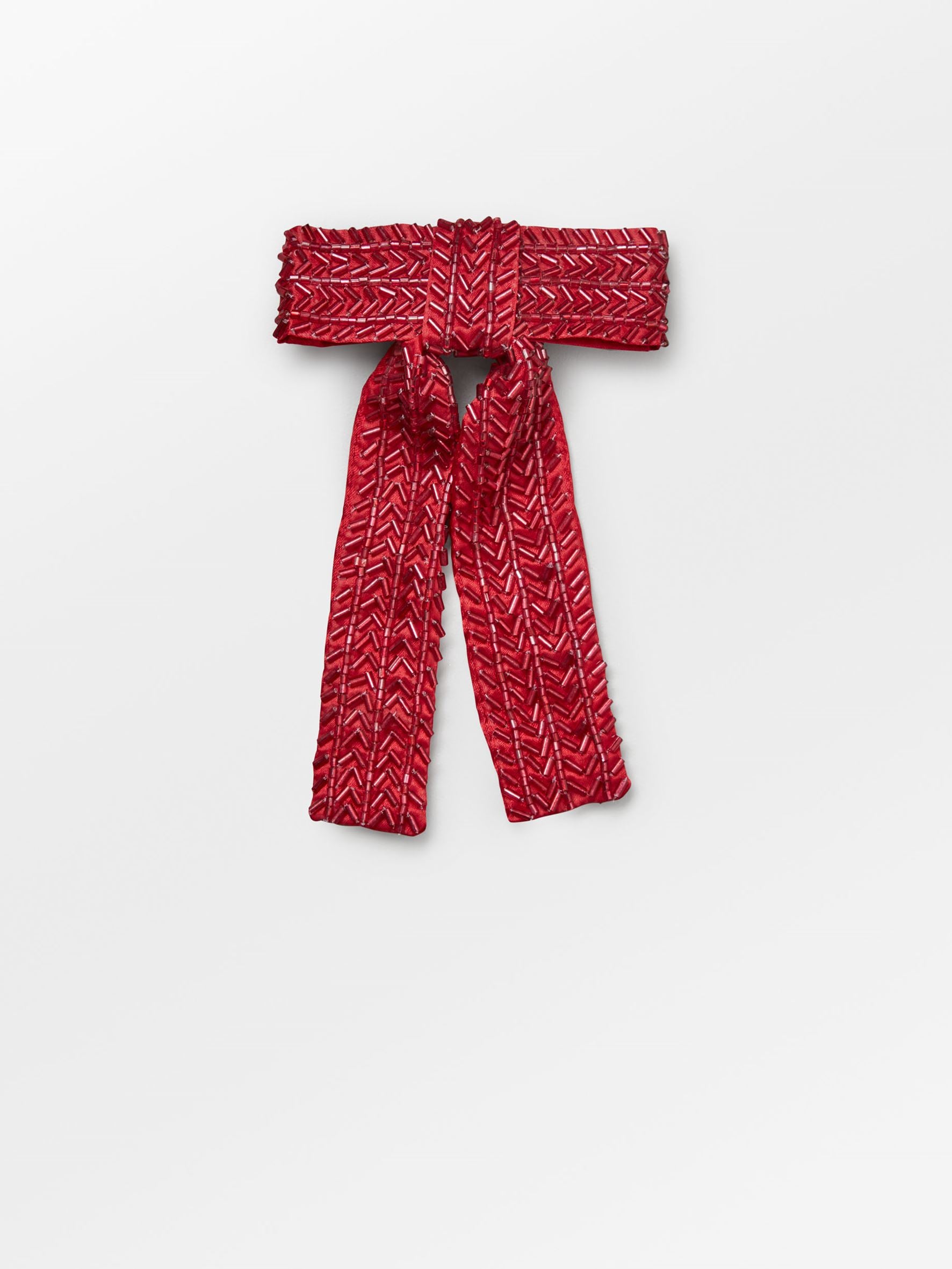 becks-ndergaard-merry-beaded-bow-schleife-savvy-red-16cm image 1
