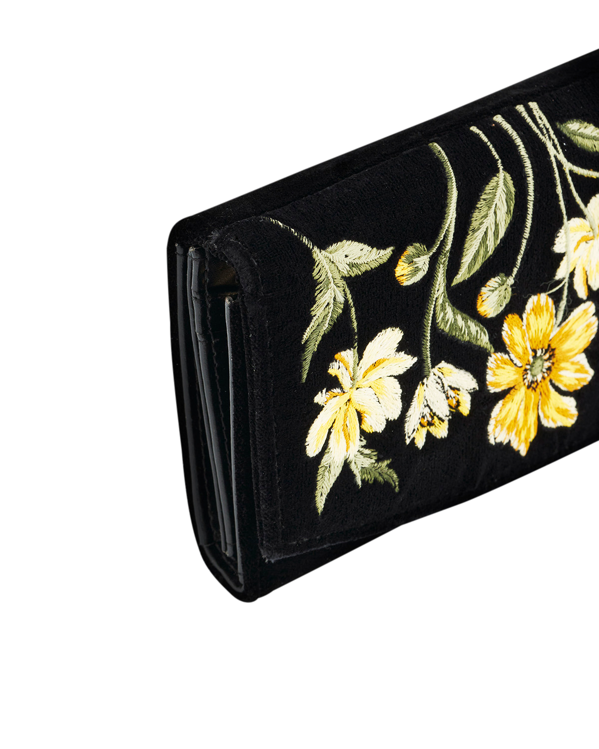 fable-england-botanical-samt-clutch-schwarz-gelb-large image 5
