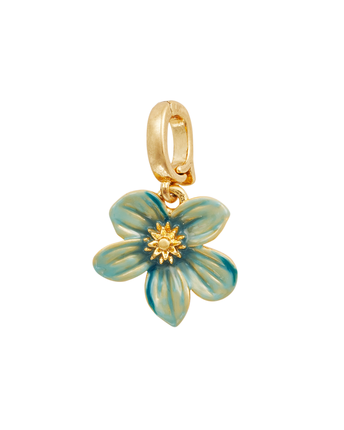 fable-england-forget-me-not-charm-gold-blume image 1