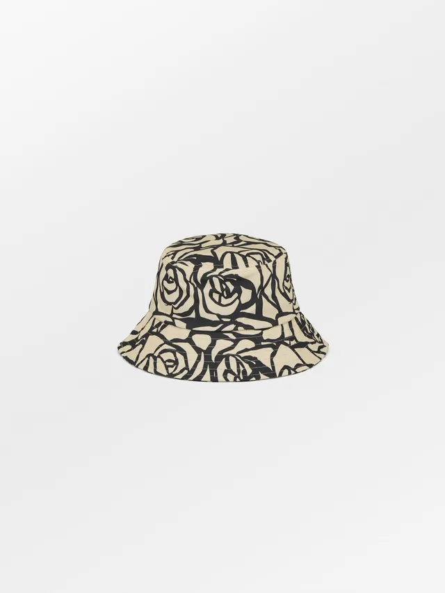 becks-ndergaard-rosea-fischerhut-baumwolle-schwarz-rosen image 1