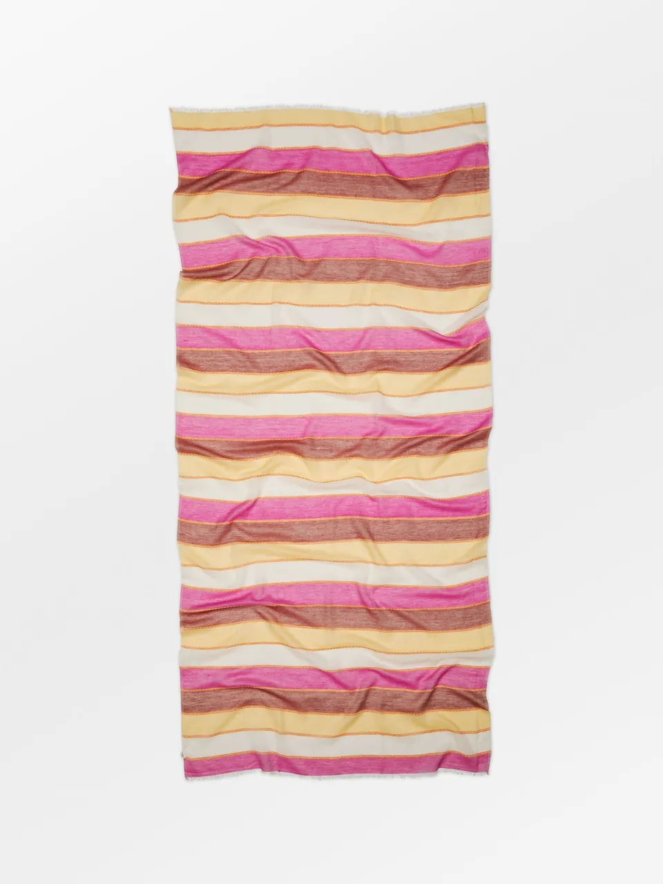 becks-ndergaard-stribella-cowea-schal-baumwolle-pink image 1