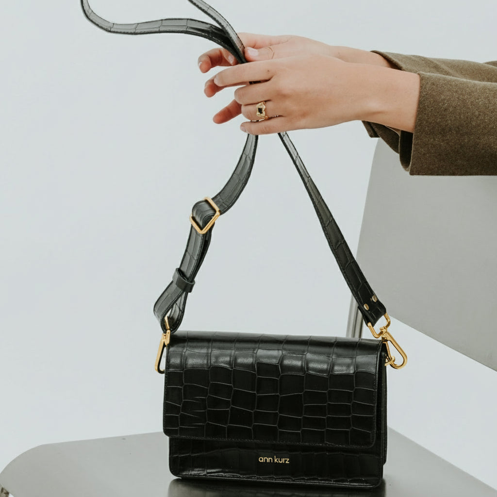 ann-kurz-perfect-square-umh-ngetasche-schwarz-croco image 5