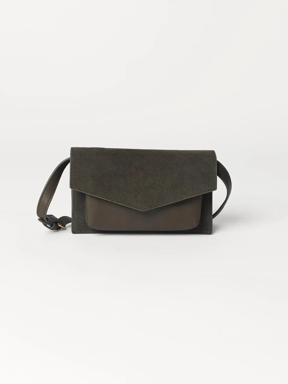becks-ndergaard-suede-regina-tasche-chive-green-wildleder-crossbody image 1