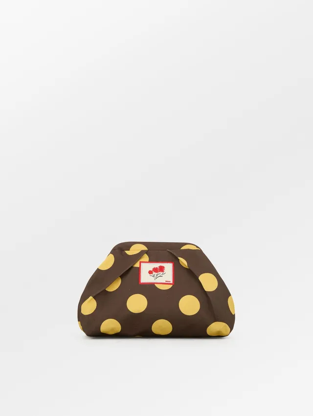 becks-ndergaard-bonita-bag-clutch-braun-punkte-26x18 image 1