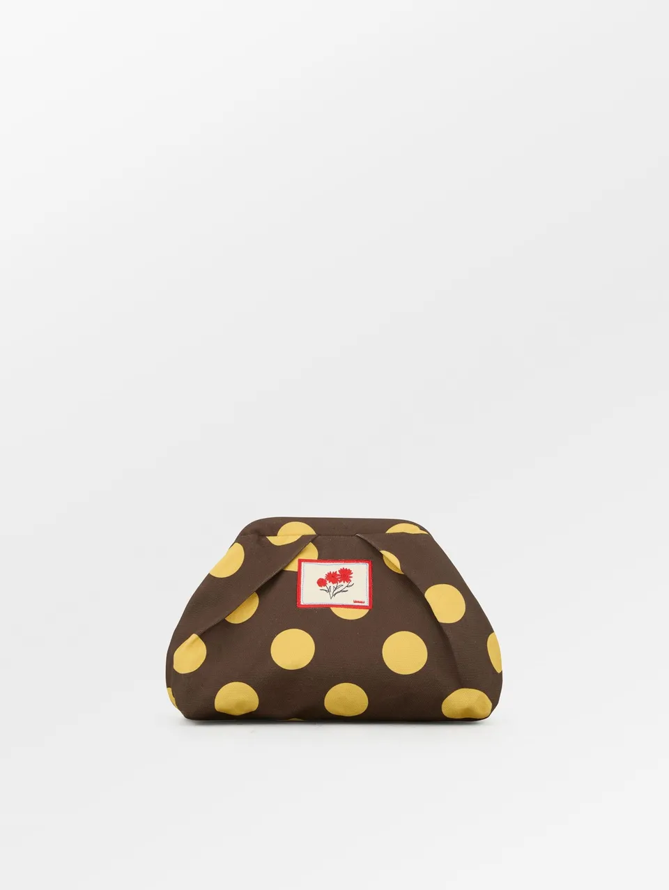 becks-ndergaard-bonita-bag-clutch-braun-punkte-26x18 image 1