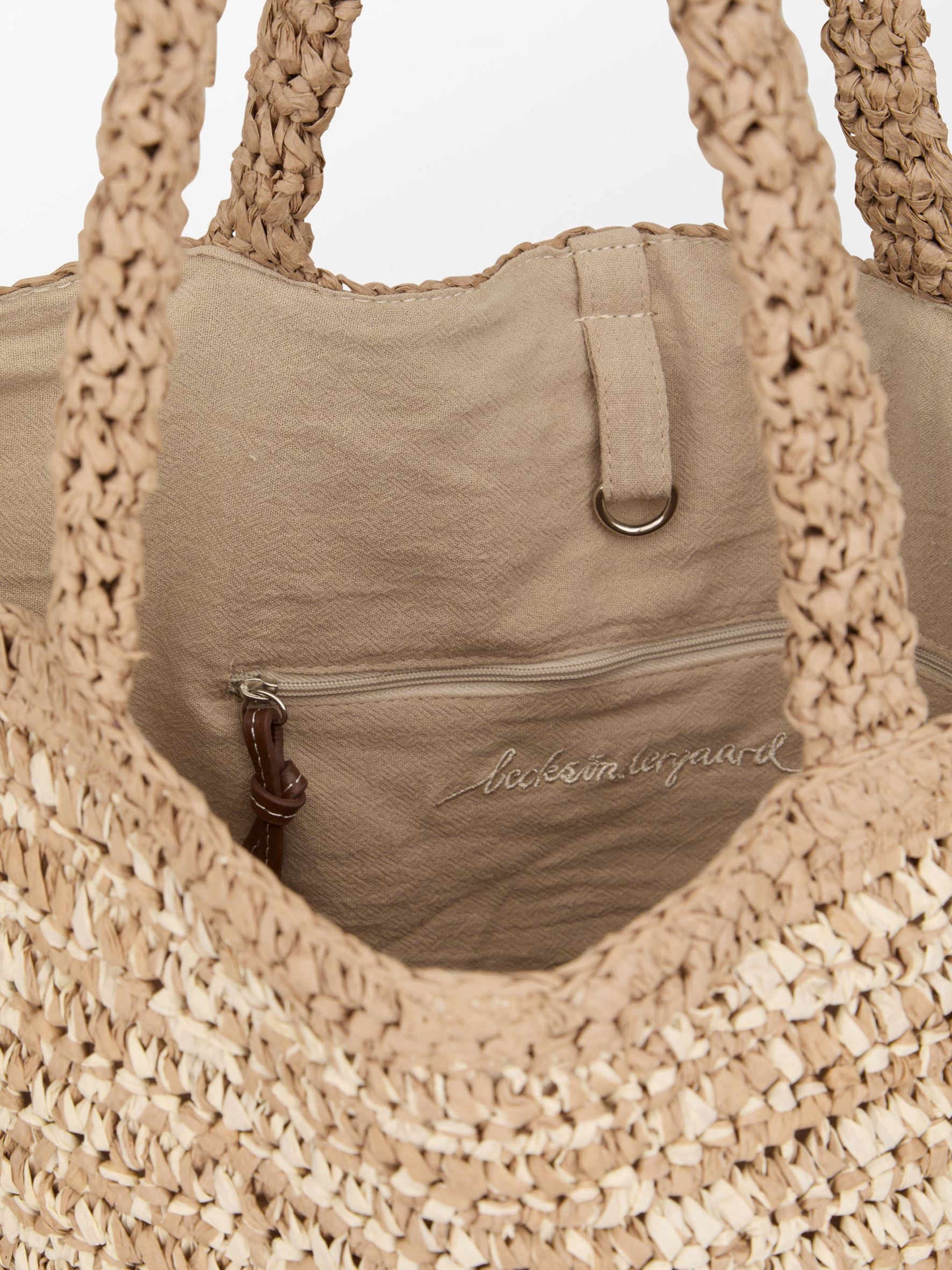 becks-ndergaard-tota-strandtasche-natur-papierstroh image 2