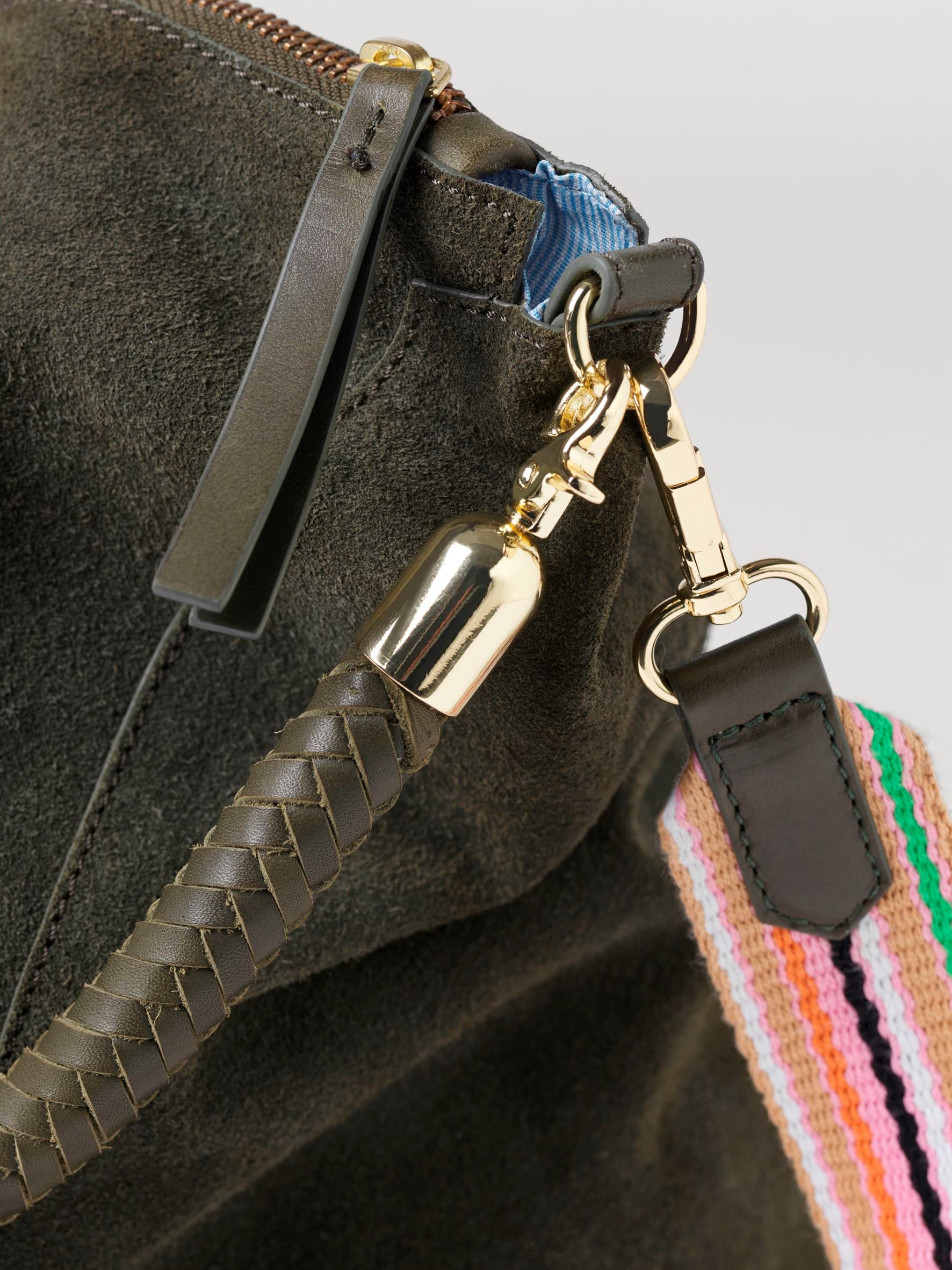 becks-ndergaard-bags-suede-everly-tasche-chive-green-wildleder image 3