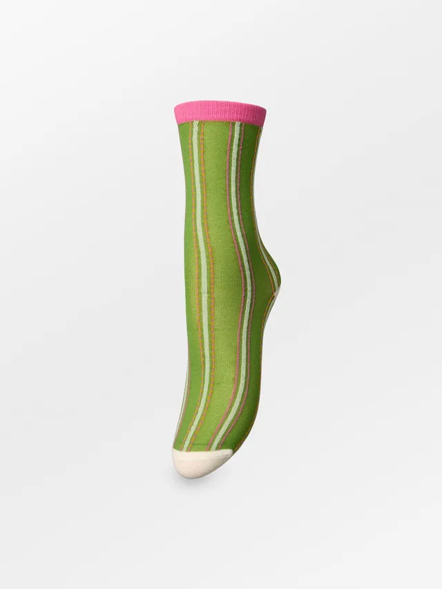 becks-ndergaard-linoa-sock-socken-grasshopper-green image 1