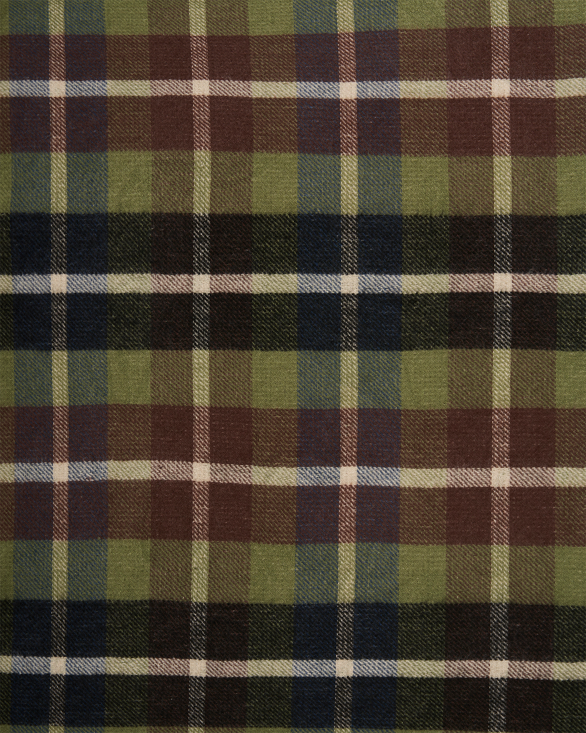 fable-england-woodland-check-jacquard-schal-khaki image 6