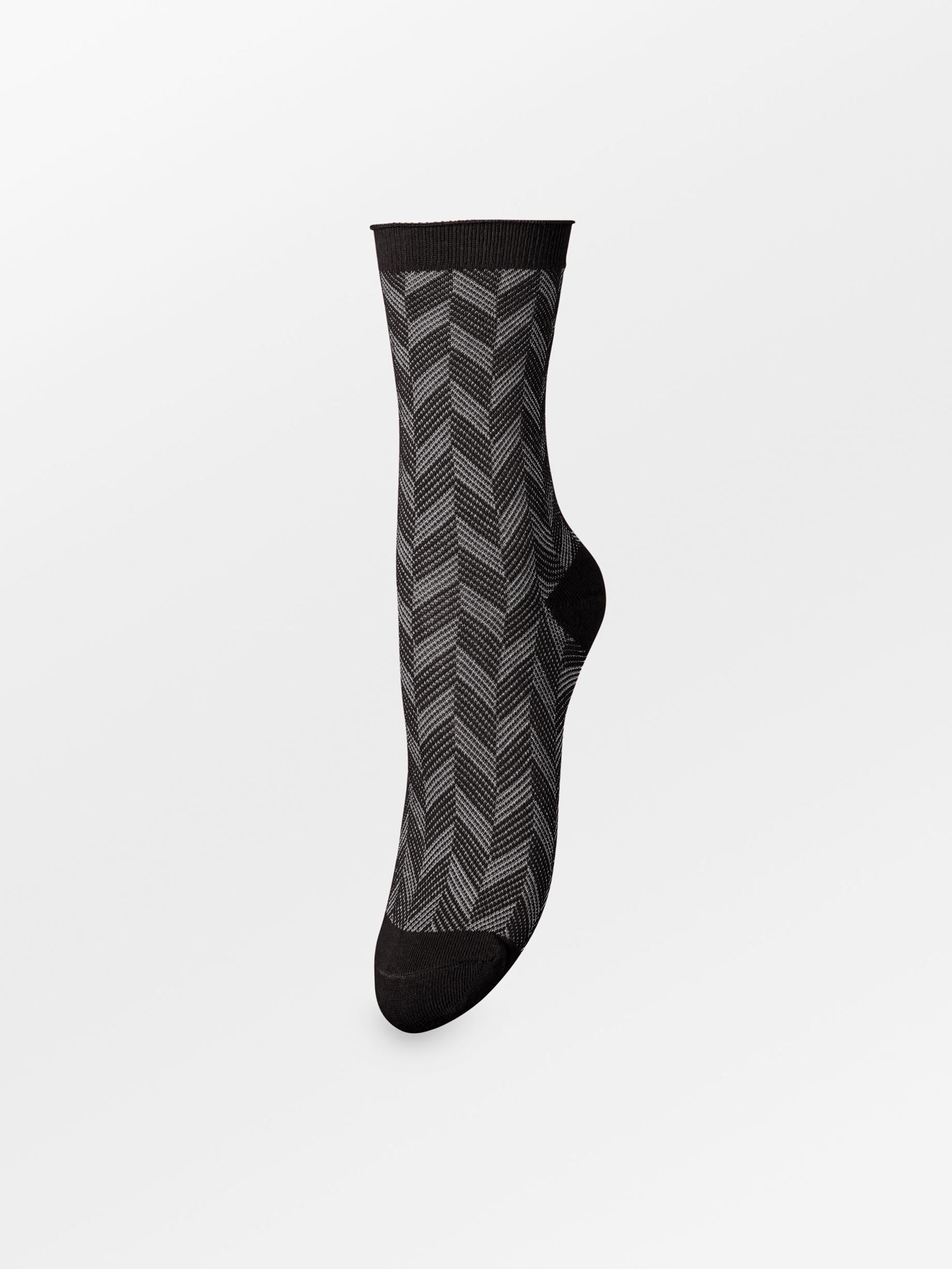 becks-ndergaard-felta-glitter-socke-schwarz-glitzer image 1
