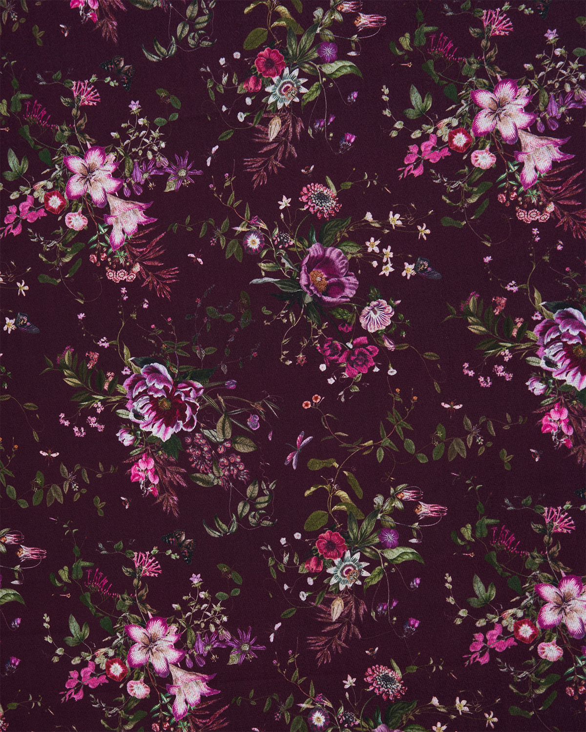 fable-england-eve-floral-schal-burgundy-mit-fransen image 4