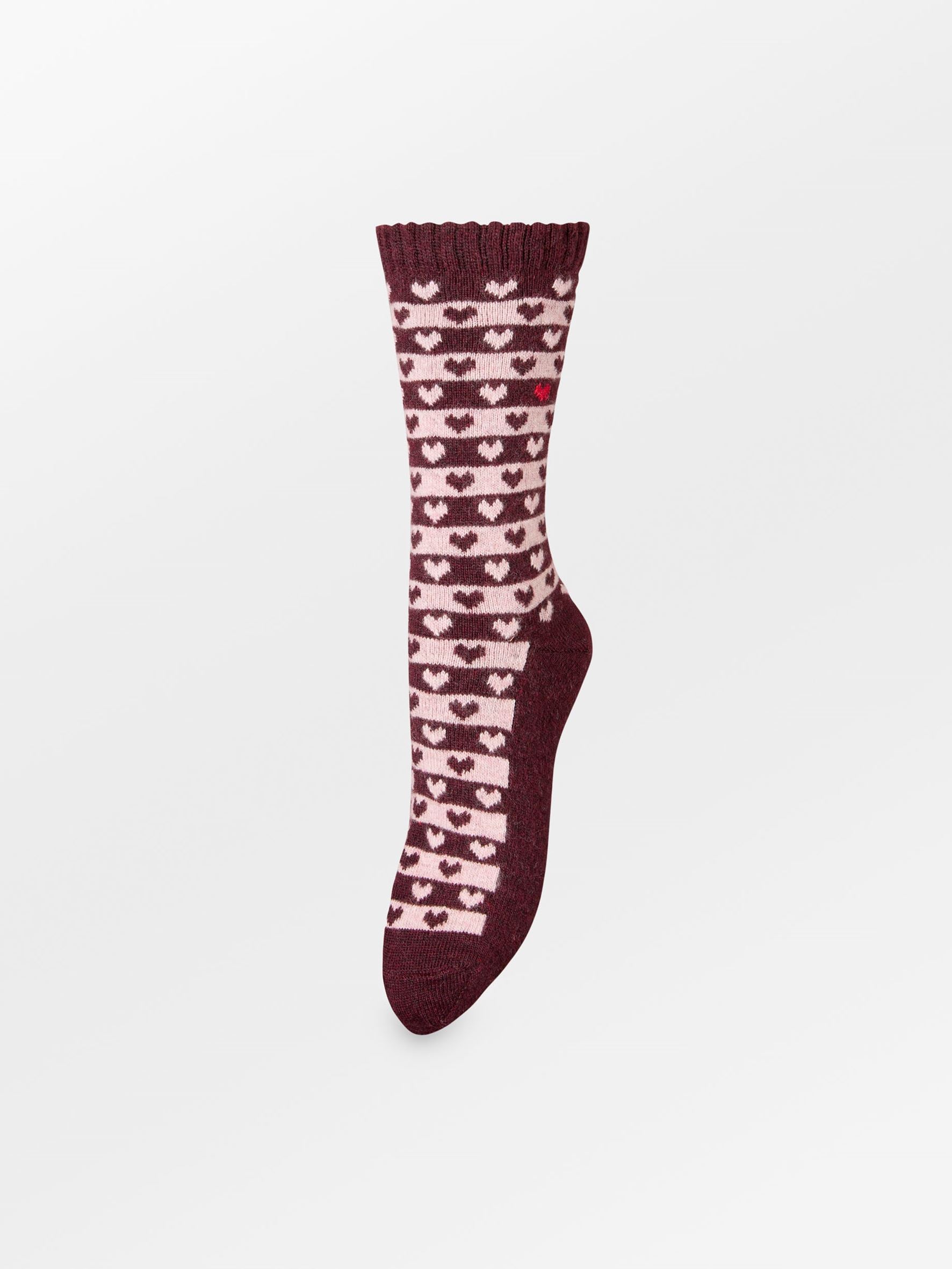 becks-ndergaard-felta-glitter-socken-zinfandel-burgundy-37-39 image 1