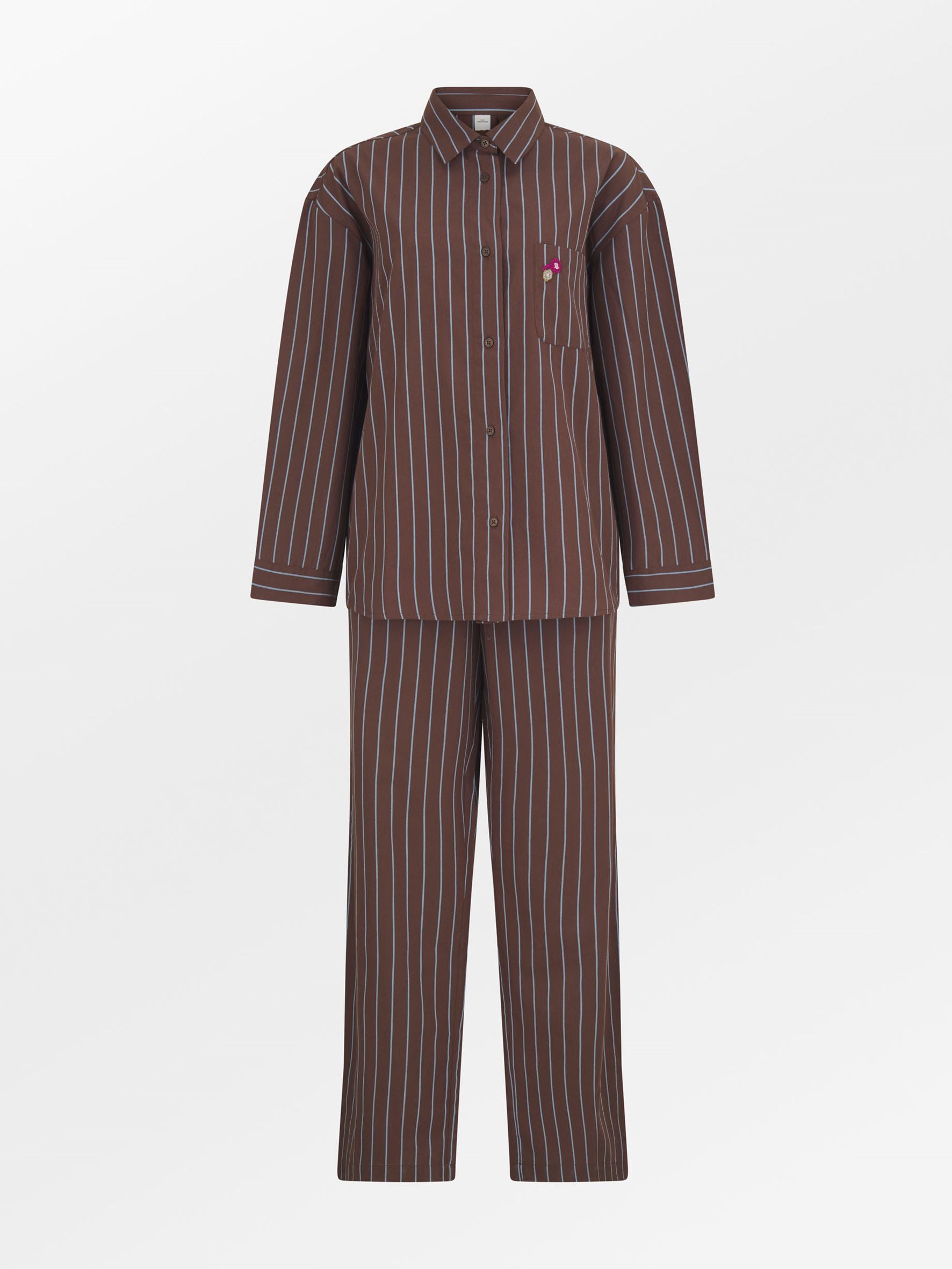 becks-ndergaard-wintaflora-pyjamahemd-hot-fudge-bio-baumwolle image 2