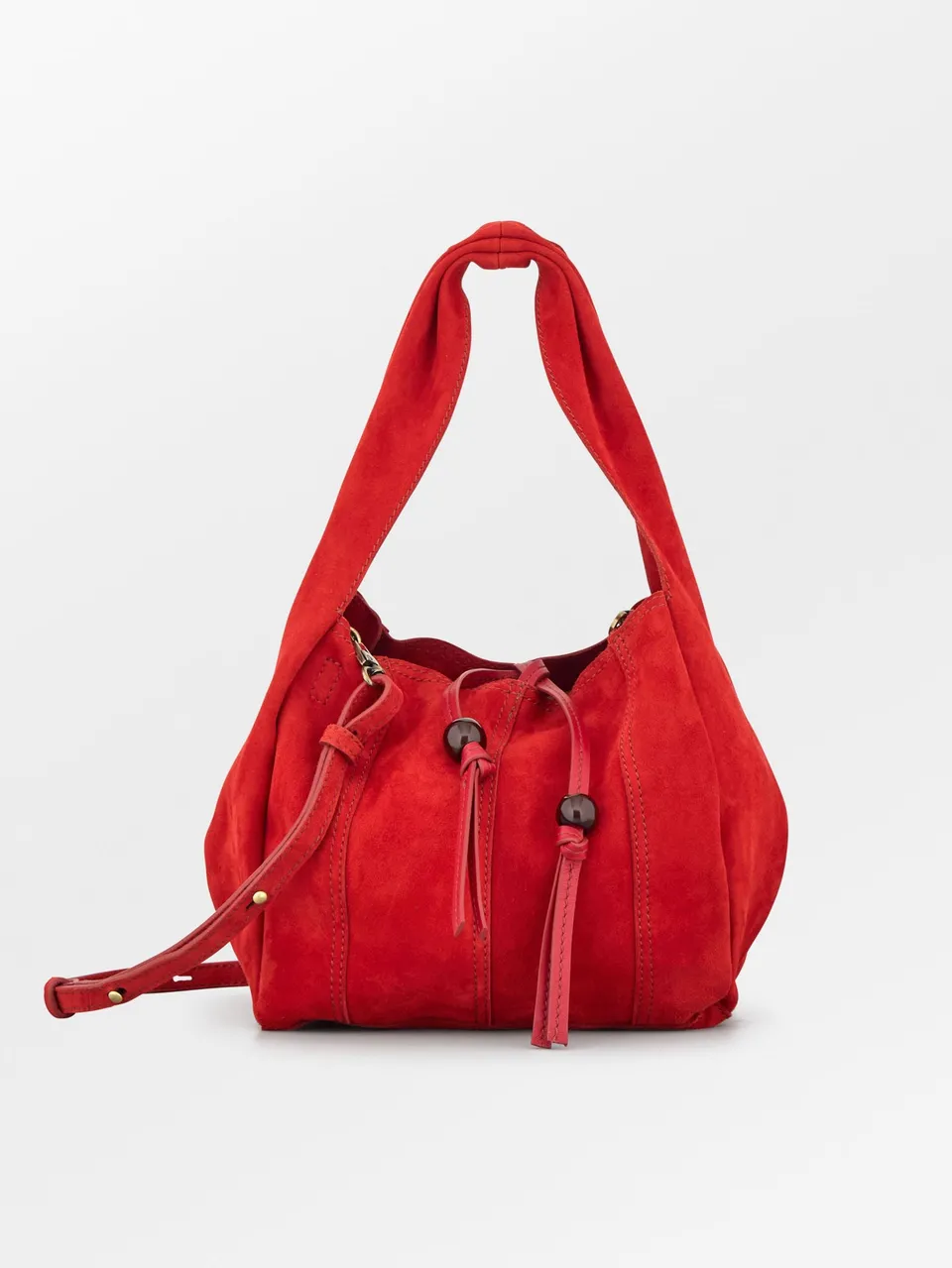 becks-ndergaard-harper-tasche-rot-wildleder image 1